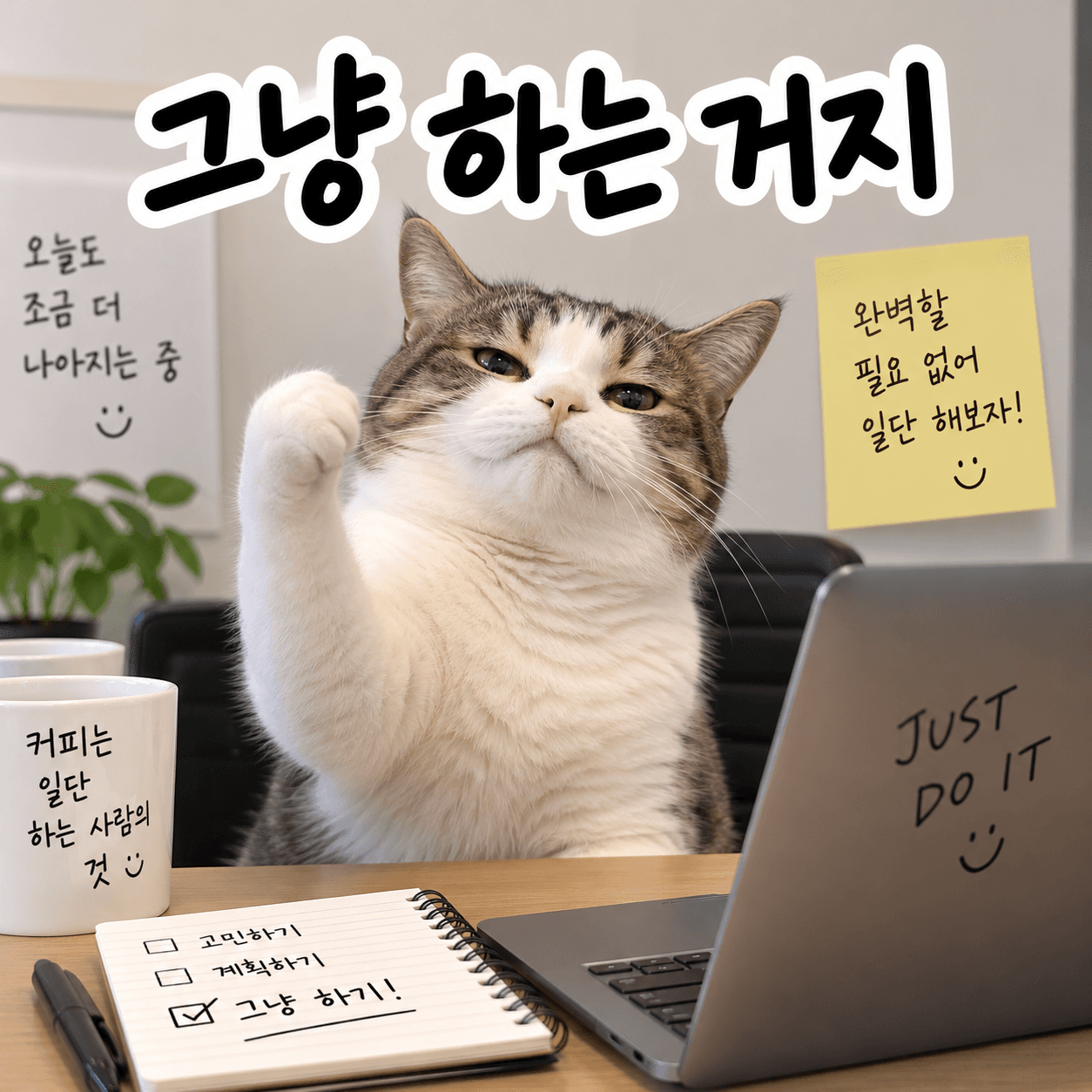 그냥 하는 거지 밈 대표 이미지